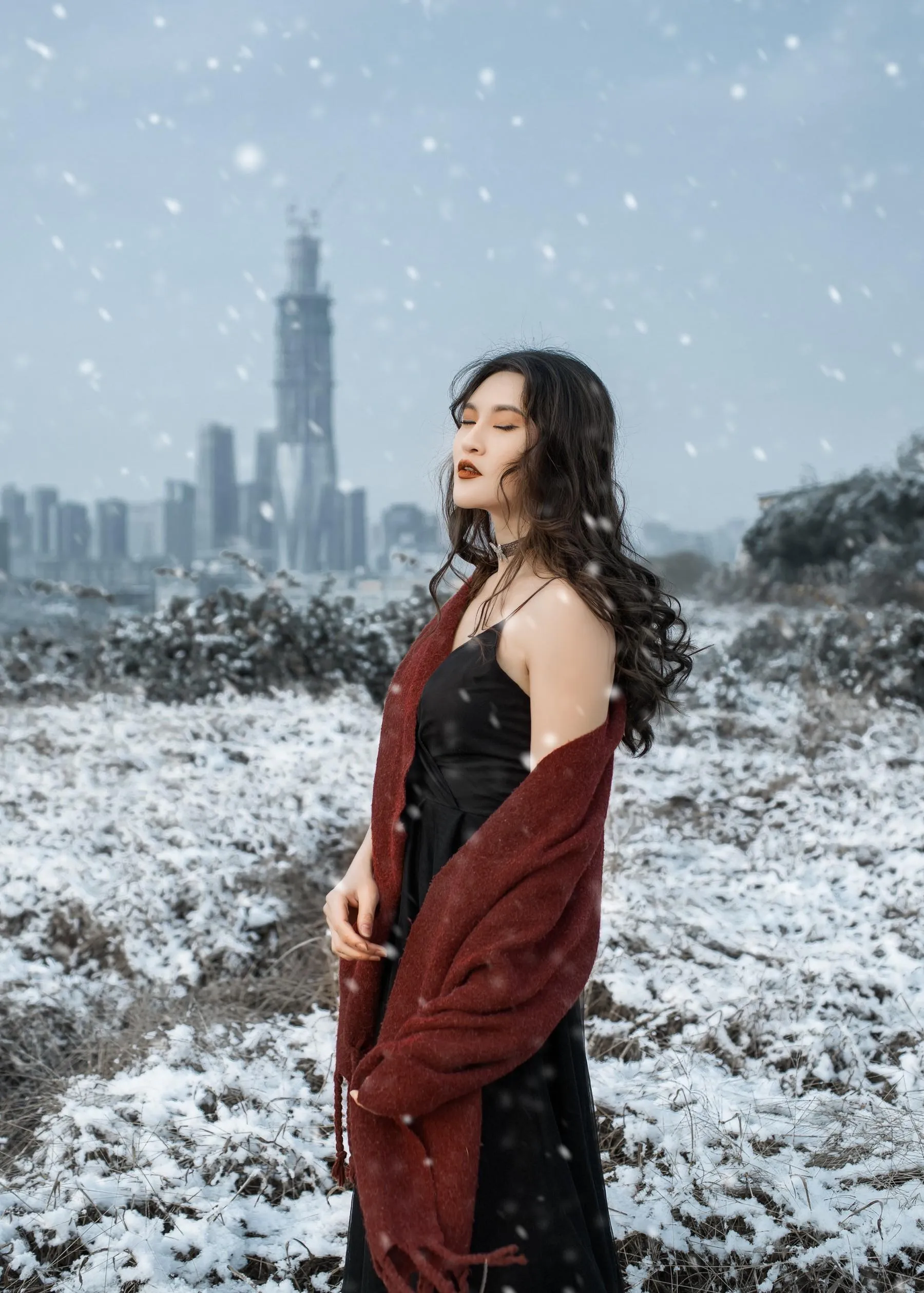 [YITUYU艺图语]2021.12.29 THE SNOW CITY 翠花儿 [23P]插图
